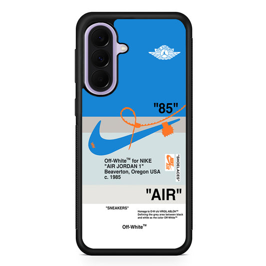 Nike X Air Jordan Blue Samsung Galaxy A37 Case | Samsung Galaxy A37 Rubber Protective Case
