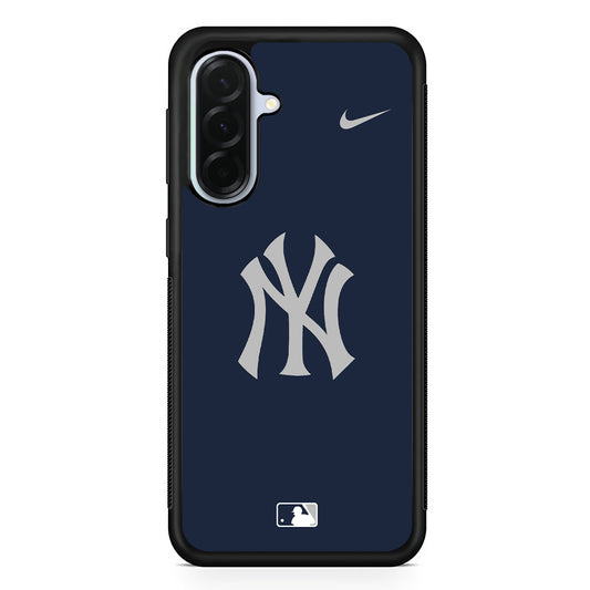MLB New York Yankees Blue Nike Samsung Galaxy A36 Case | Durable Samsung Galaxy A36 Protective Case
