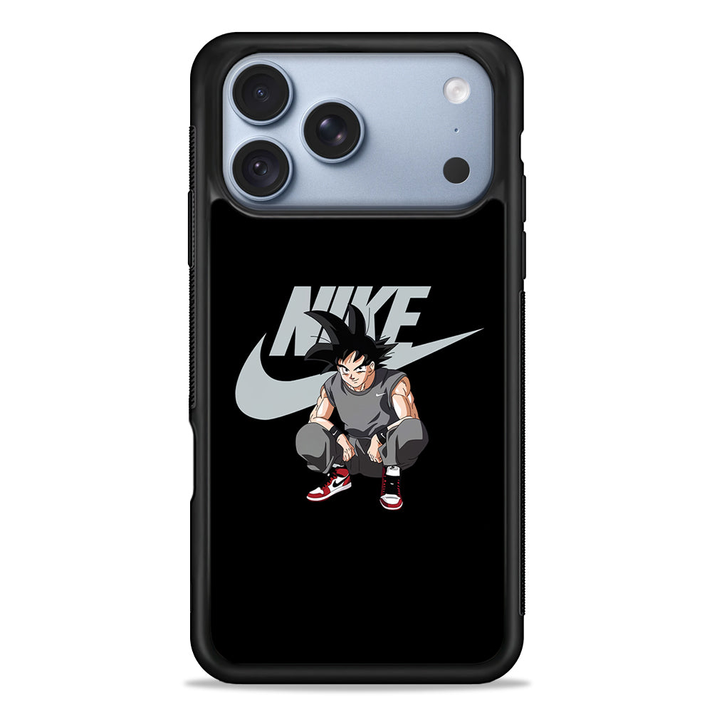 Nike Dragon Ball Goku iPhone 18 Pro Case - iPhone 18 Pro Silicone Case