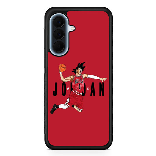 Goku Air Jordan Chicago Bulls Samsung Galaxy A57 Case | Slim Samsung Galaxy A57 Protective Case