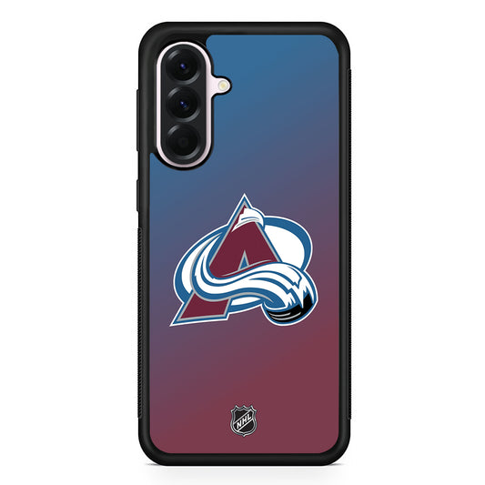 NHL Colorado Avalanche Gradient Samsung Galaxy A56 Case | Samsung Galaxy A56 Protective Rubber Case