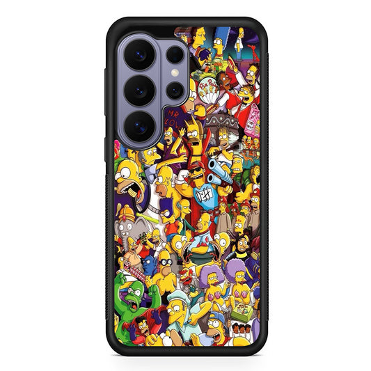 Simpson All Character Samsung Galaxy S26 Ultra Case | Protective Rubber Cover