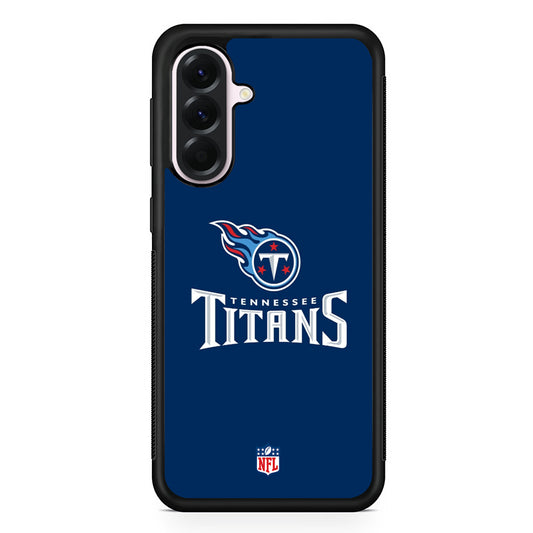 NFL Tennessee Titans Navy Samsung Galaxy A56 Case | Samsung Galaxy A56 Protective Rubber Case
