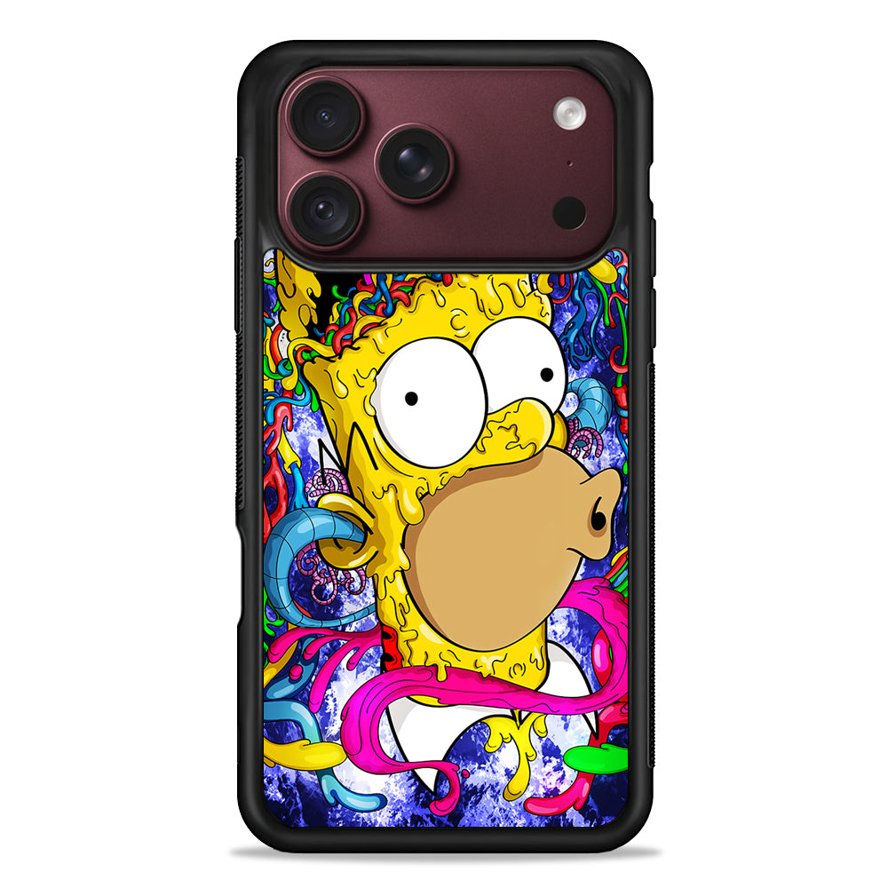 Simpson Homer Abstract iPhone 18 Pro Max Case – Slim Silicone Protective Cover