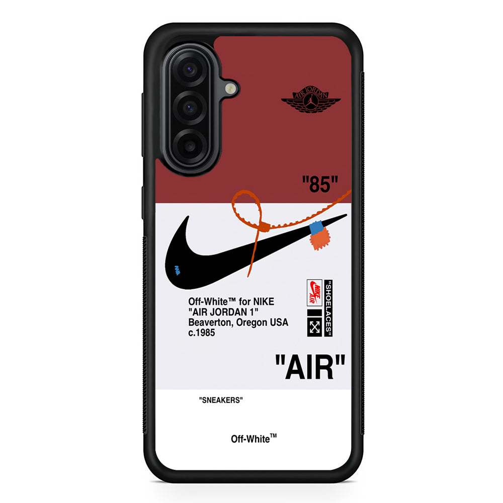 Nike X Air Jordan Red Samsung Galaxy A17 Case | Durable Rubber Samsung Galaxy A17 Phone Case