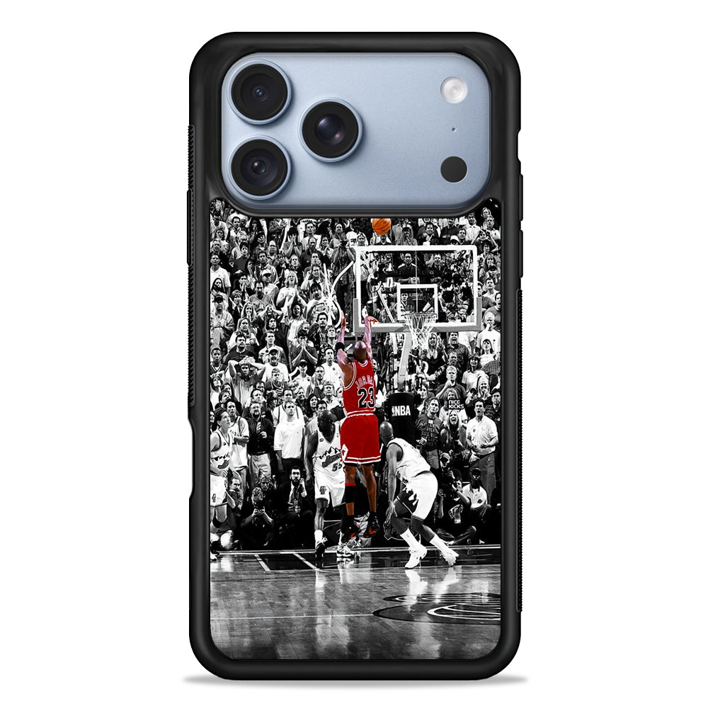 Michael Jordan Jump Shot iPhone 18 Pro Case - iPhone 18 Pro Silicone Case