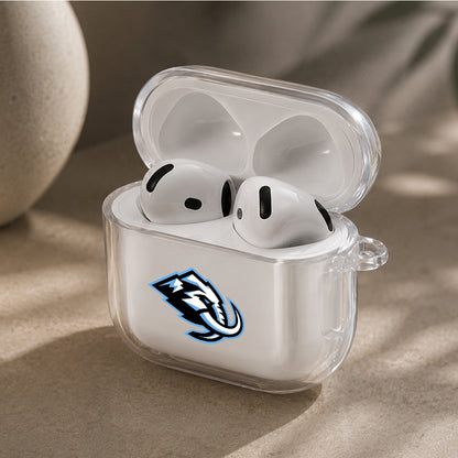 NHL Utah Mammoth Logo Protective Apple Airpods 4 Clear Case - Durable Clear Protection