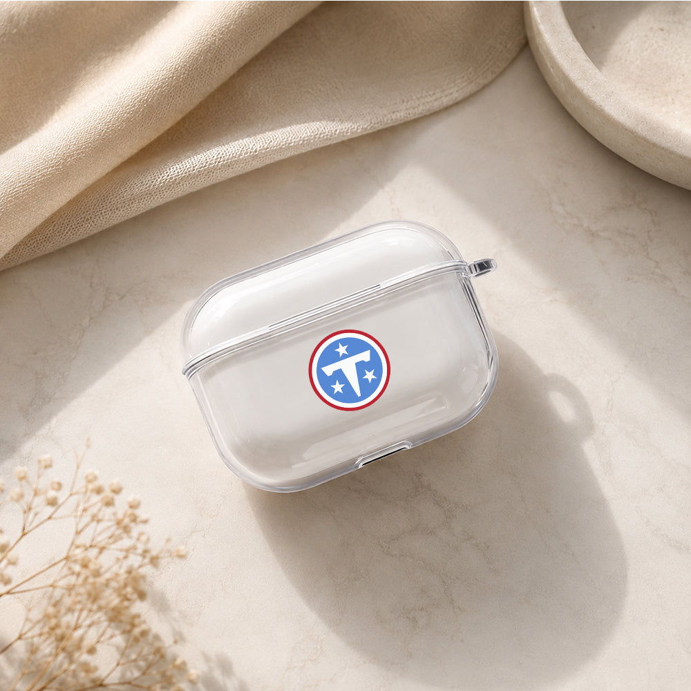 NFL Tennessee Titans Symbol Protective Apple AirPods Pro 3 Clear Case | Shockproof Cover
