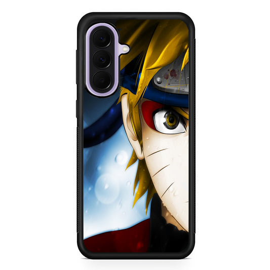 Naruto Half Face Samsung Galaxy A37 Case | Samsung Galaxy A37 Rubber Protective Case