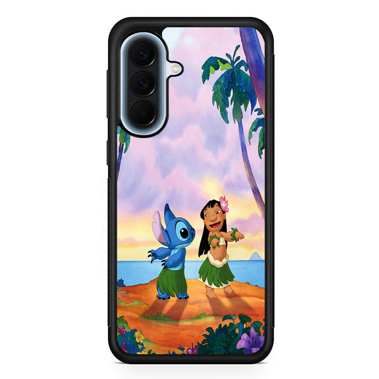 Lilo and Stitch Dancing Samsung Galaxy A57 Case | Slim Samsung Galaxy A57 Protective Case