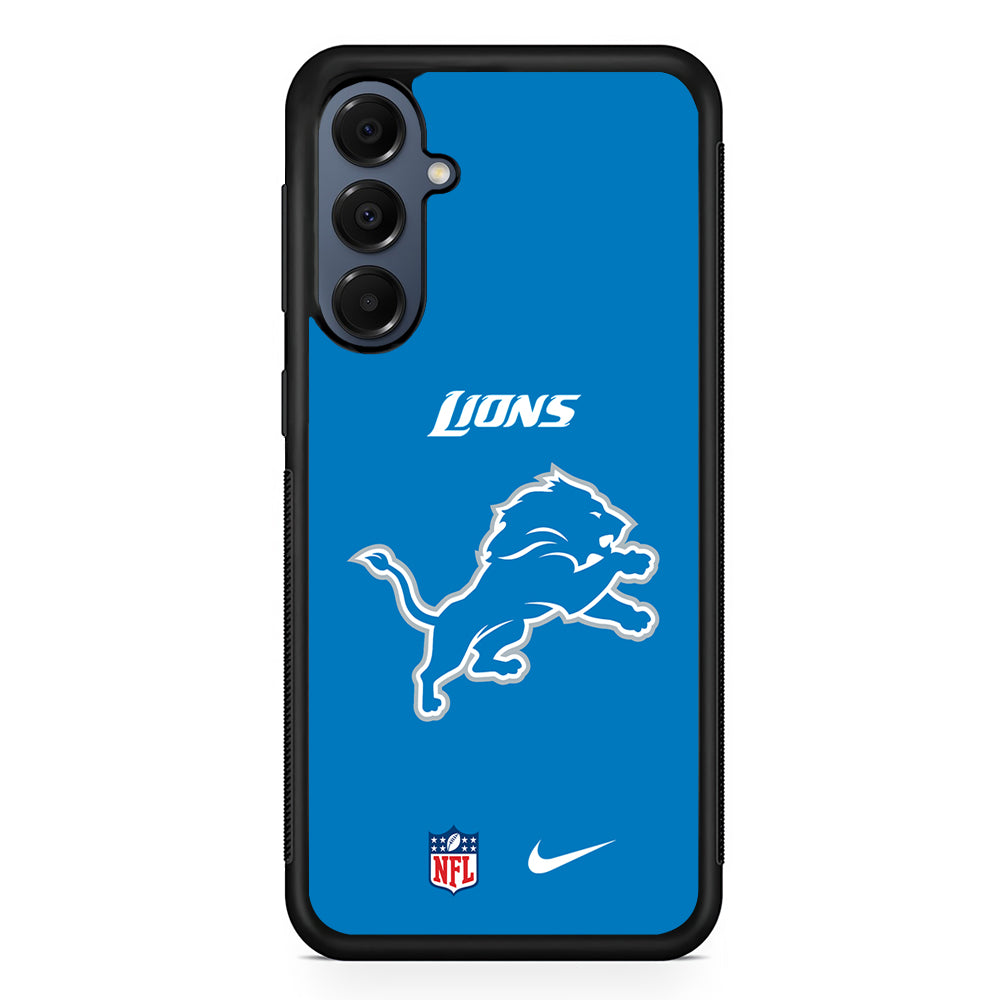 NFL Detroit Lions Blue Nike Samsung Galaxy A16 Case | Slim Protective Cover for Samsung Galaxy A16