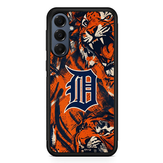 MLB Detroit Tigers Team Artwork Samsung Galaxy A16 Case | Slim Protective Cover for Samsung Galaxy A16