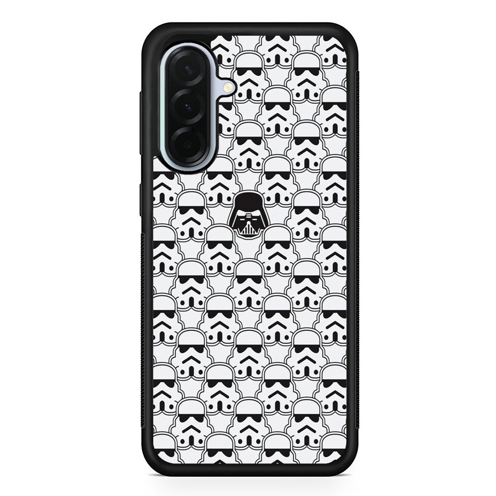 Stormtrooper Face Pattern Star Wars Samsung Galaxy A36 Case | Durable Samsung Galaxy A36 Protective Case