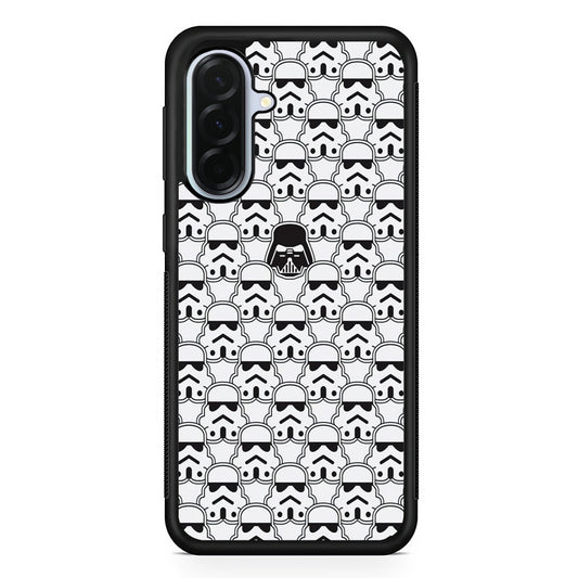 Stormtrooper Face Pattern Star Wars Samsung Galaxy A36 Case | Durable Samsung Galaxy A36 Protective Case