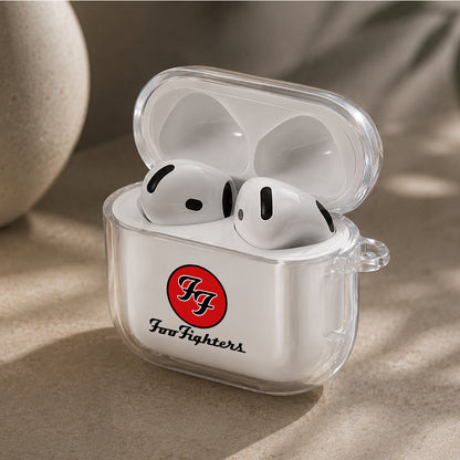 Foo Fighters Iconic Protective Apple Airpods 4 Clear Case - Durable Clear Protection