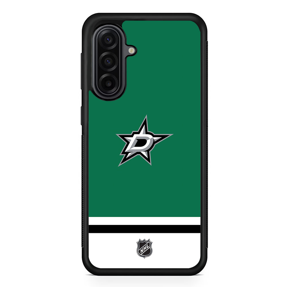 NHL Dallas Stars Green Samsung Galaxy A17 Case | Durable Rubber Samsung Galaxy A17 Phone Case