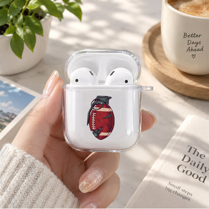 Ball of Grenade Protective Clear Case Cover For Apple Airpods | Soft Silicone AirPods 1 / 2 Case | Protective Cover