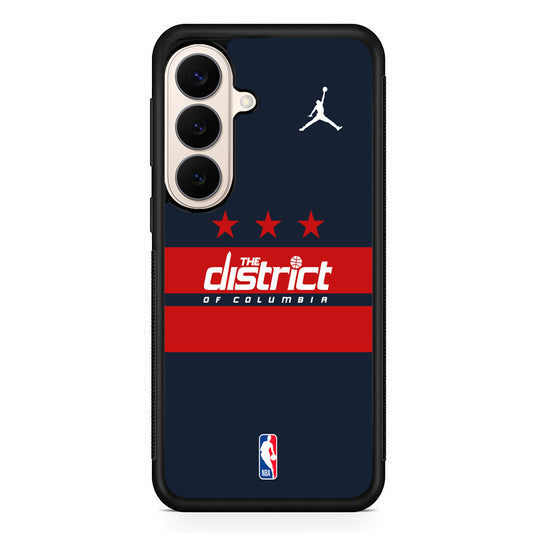 NBA Washington Wizards Navy Jordan Samsung Galaxy S26 Case – Slim Protective Phone Cover