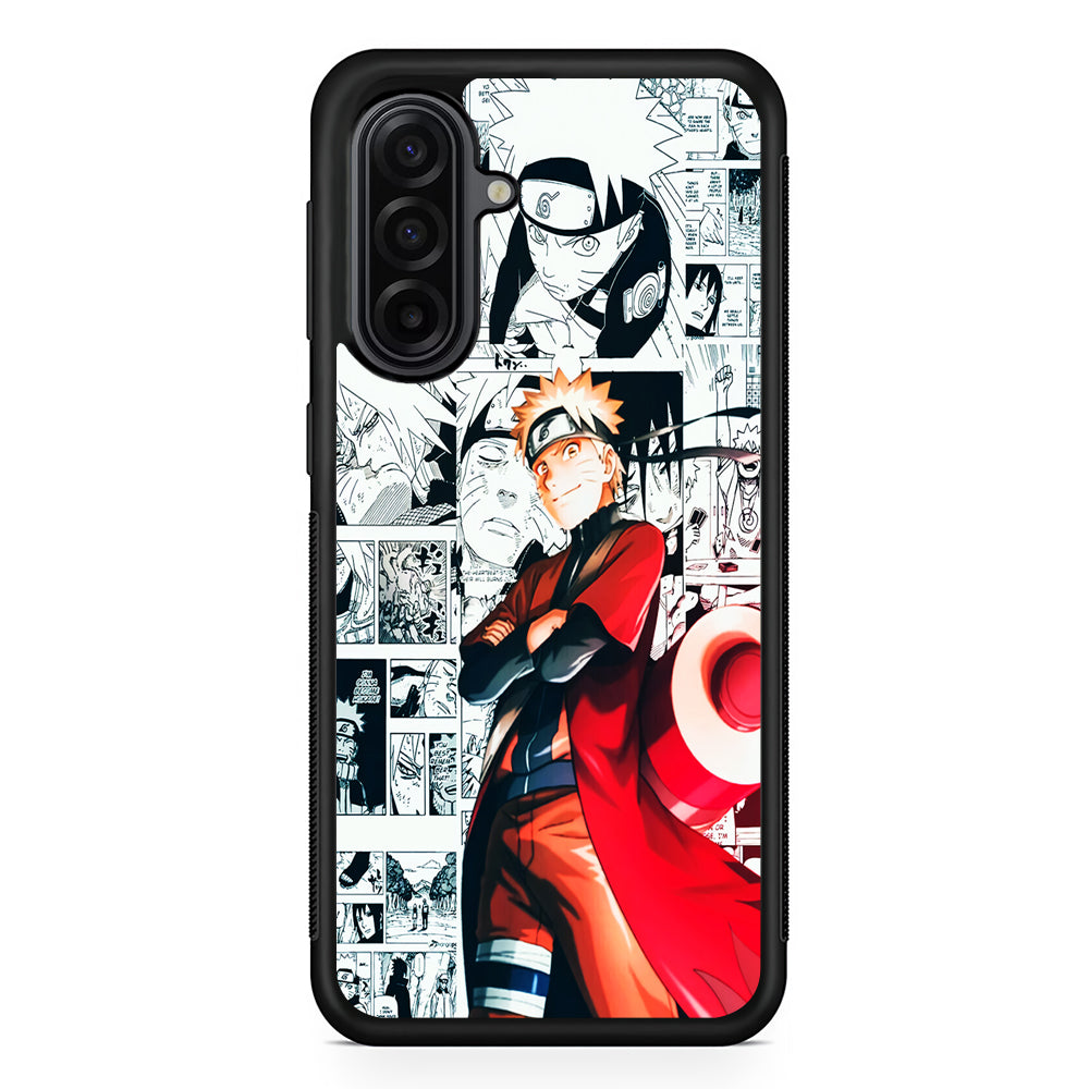 Naruto Hokage Comic Samsung Galaxy A17 Case | Durable Rubber Samsung Galaxy A17 Phone Case
