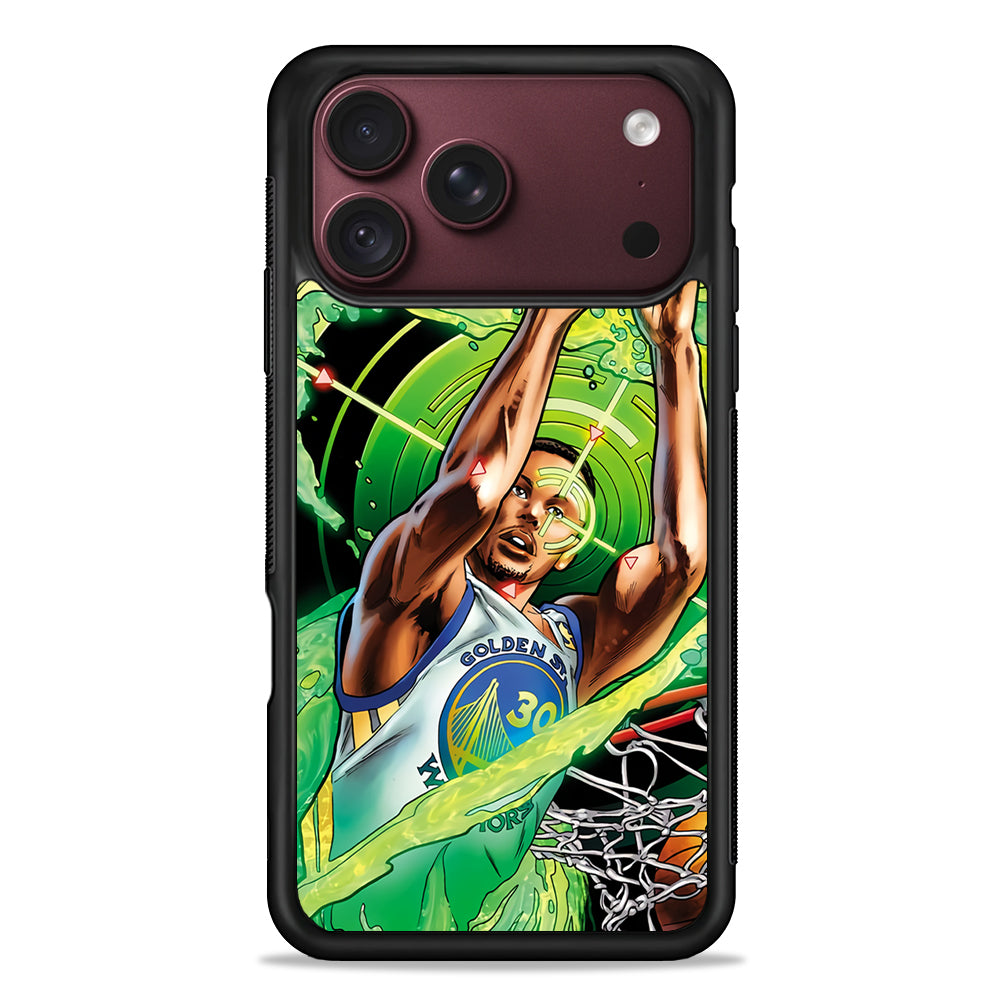 Stephen Curry Jump Art iPhone 18 Pro Max Case – Slim Silicone Protective Cover