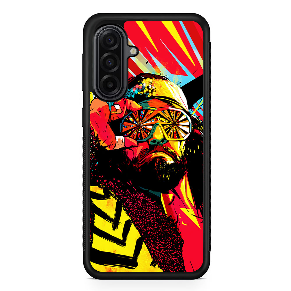 Macho Man Randy Art Samsung Galaxy A17 Case | Durable Rubber Samsung Galaxy A17 Phone Case