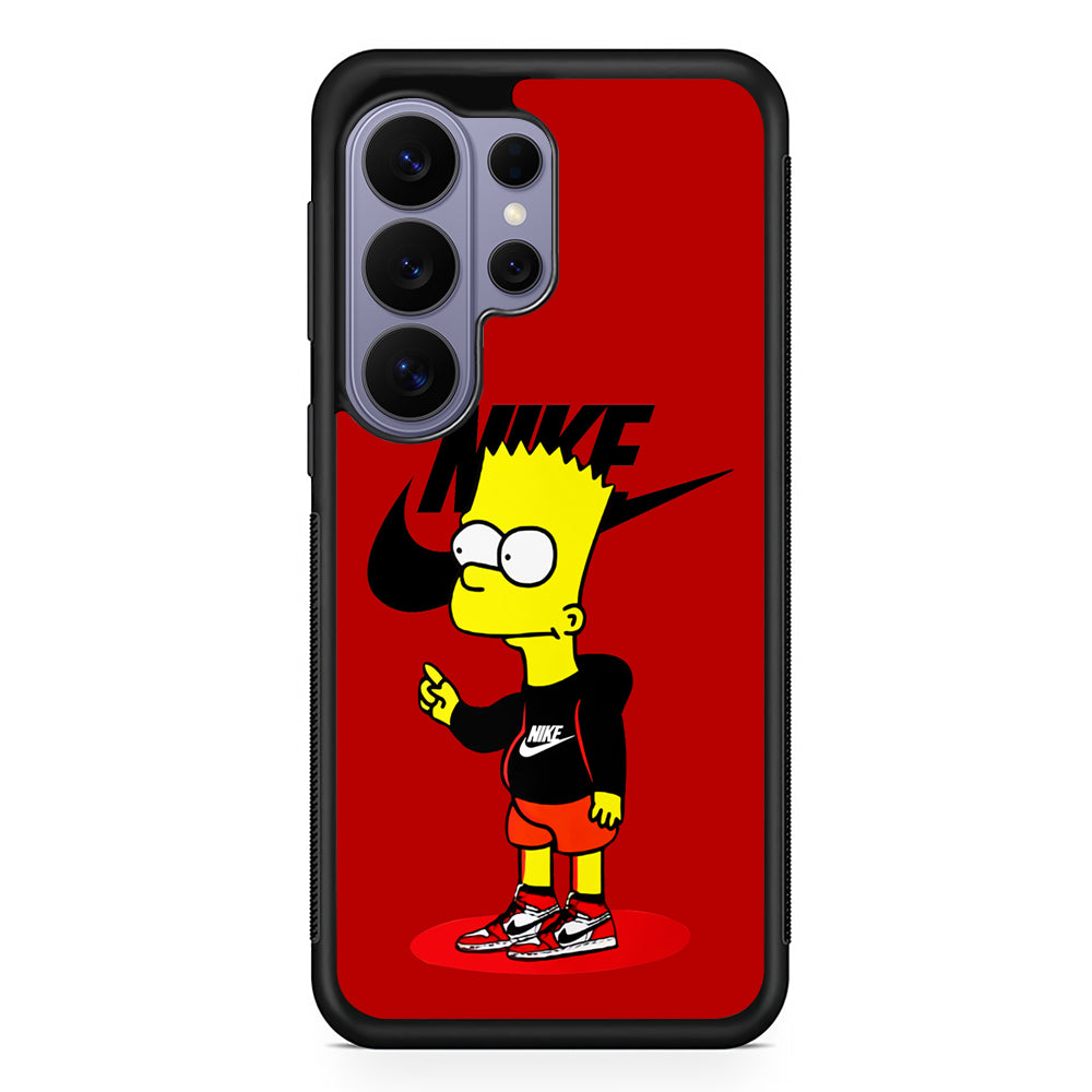 Nike Style Bart Simpson Samsung Galaxy S26 Ultra Case | Slim Durable Protective Cover