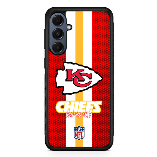 NFL Kansas City Chiefs Pattern Samsung Galaxy A16 Case | Slim Protective Cover for Samsung Galaxy A16
