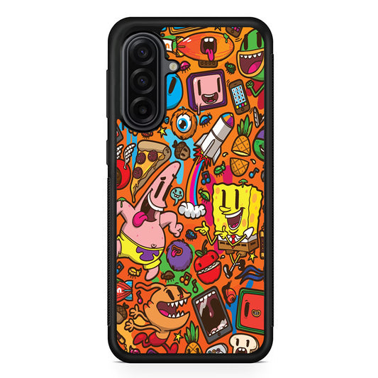 Doodle Art 005 Samsung Galaxy A17 Case | Durable Rubber Samsung Galaxy A17 Phone Case