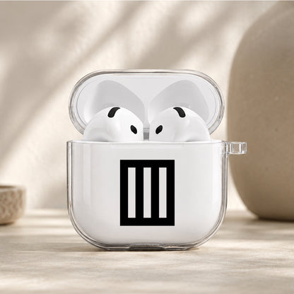 Paramore Band Logo Protective Apple Airpods 4 Clear Case - Durable Clear Protection