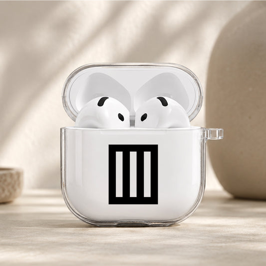 Paramore Band Logo Protective Apple Airpods 4 Clear Case - Durable Clear Protection