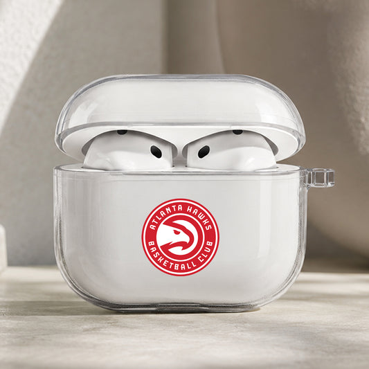 NBA Atlanta Hawks Symbol Protective Apple AirPods Pro 3 Clear Case | Shockproof Cover