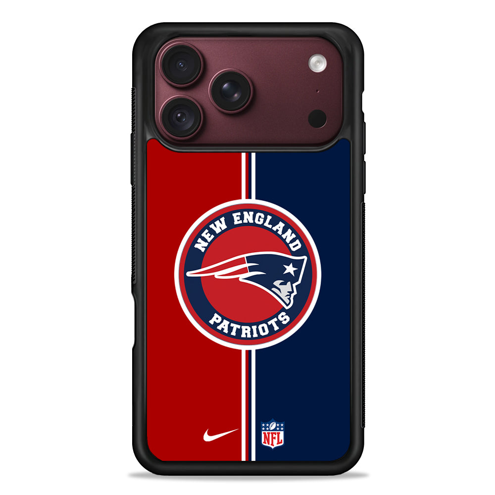 NFL New England Patriots Nike Logo iPhone 18 Pro Max Case – Slim Silicone Protective Cover