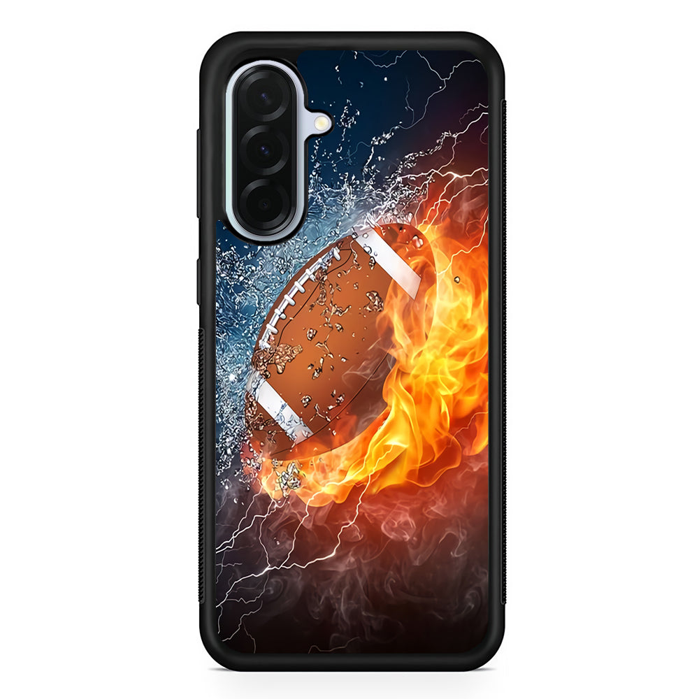 American Football Ball Cool Art Samsung Galaxy A36 Case | Durable Samsung Galaxy A36 Protective Case