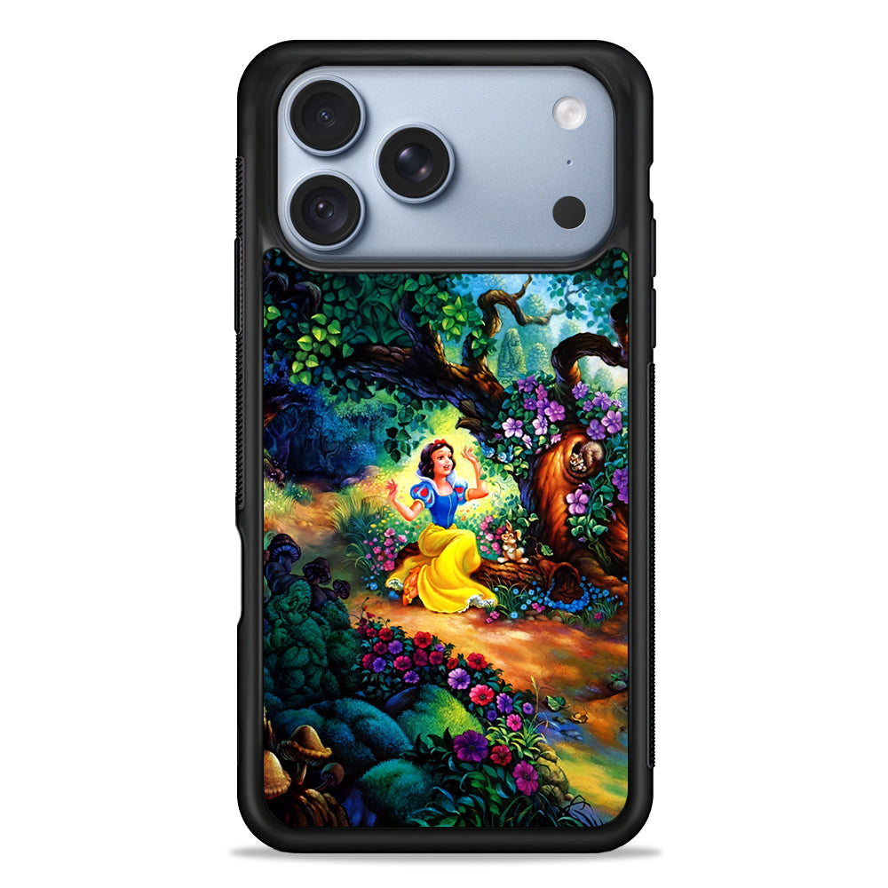 Snow White Painting iPhone 18 Pro Case - iPhone 18 Pro Silicone Case