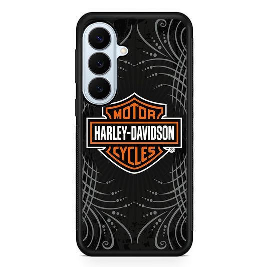 Harley Davidson Grey Motif Samsung Galaxy S26 Plus Case | Lightweight Protective Phone Cover