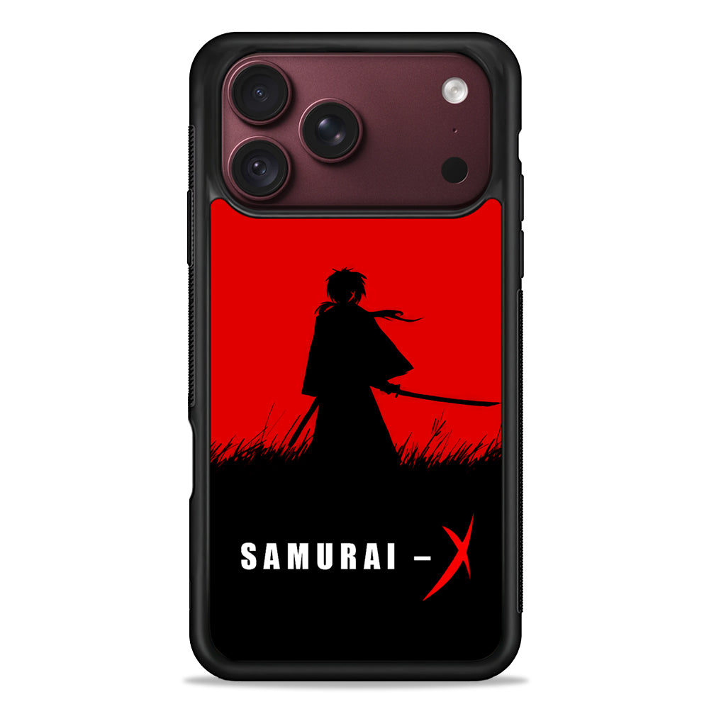 Samurai X Silhouette Poster iPhone 18 Pro Max Case – Slim Silicone Protective Cover