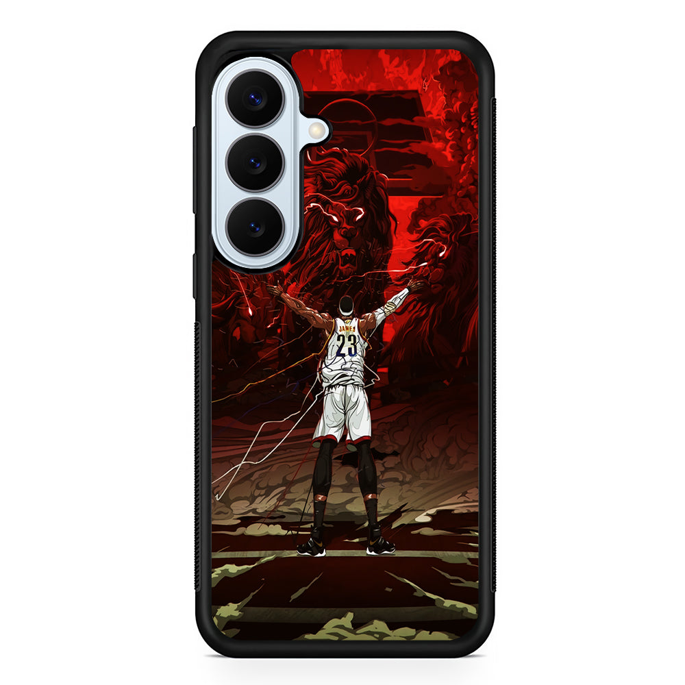 Lebron James Lion Art Samsung Galaxy S26 Plus Case | Slim Protective Rubber Cover