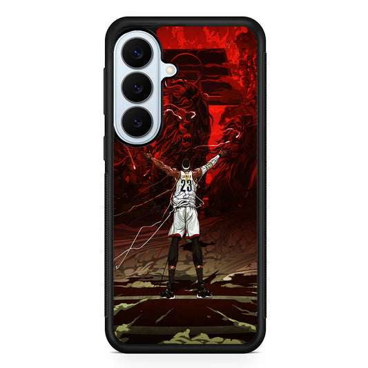 Lebron James Lion Art Samsung Galaxy S26 Plus Case | Slim Protective Rubber Cover