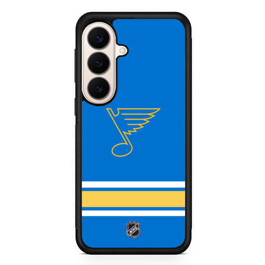 NHL St Louis Blues Blue Samsung Galaxy S26 Case | Durable Protective Rubber Cover