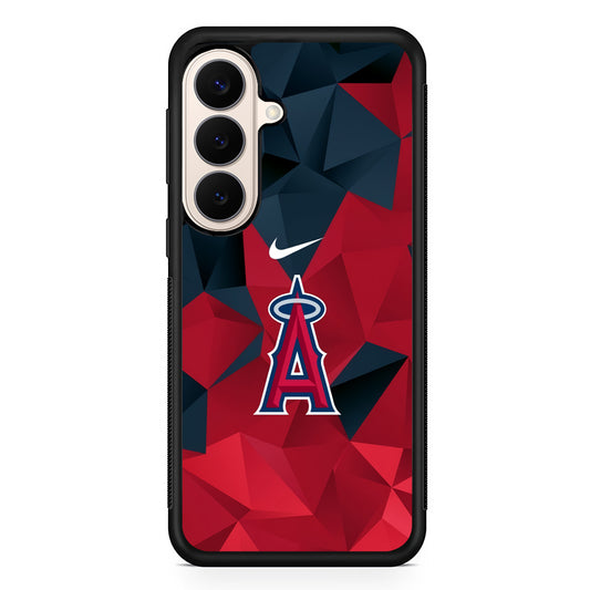 MLB Los Angeles Angels Polygonal Nike Samsung Galaxy S26 Case – Slim Protective Phone Cover