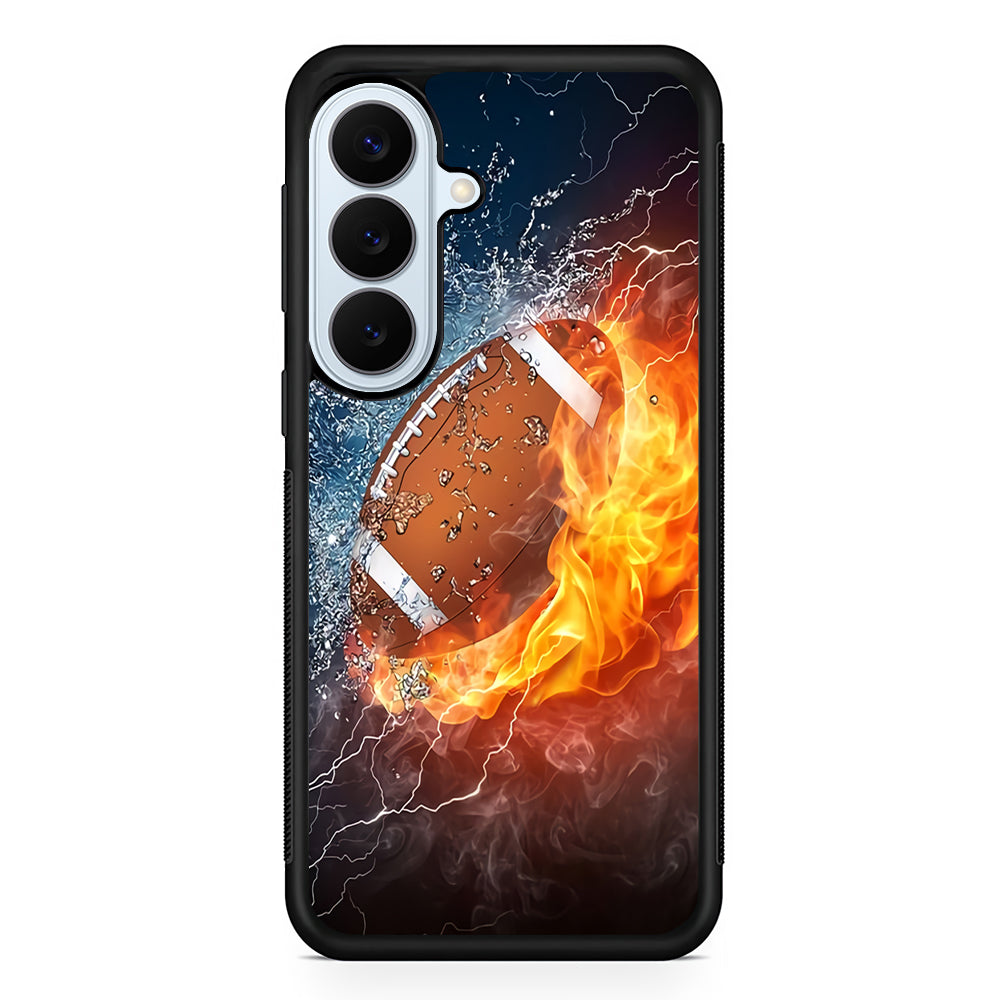 American Football Ball Cool Art Samsung Galaxy S26 Plus Case | Slim Protective Rubber Cover