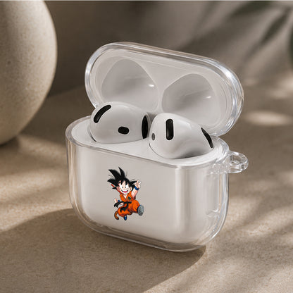 Dragon Ball Kid Goku Protective Apple Airpods 4 Clear Case - Durable Clear Protection