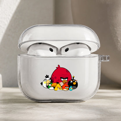Angry Birds The Flock Squad Protective Apple AirPods Pro 3 Clear Case | Shockproof Cover