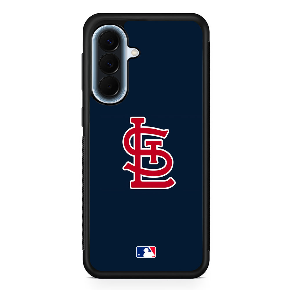 MLB St Louis Cardinals Blue Logo Samsung Galaxy A57 Case | Slim Samsung Galaxy A57 Protective Case