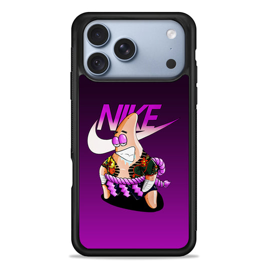 Nike Patrick Star Gangster iPhone 18 Pro Case - iPhone 18 Pro Silicone Case