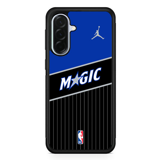 NBA Orlando Magic Black Jordan Samsung Galaxy A36 Case | Durable Samsung Galaxy A36 Protective Case