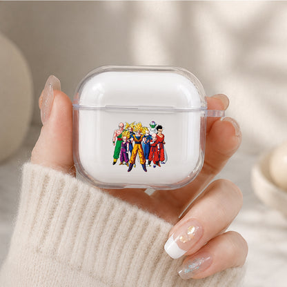 Dragon Ball Z-Fighters Protective Apple Airpods 4 Clear Case - Durable Clear Protection