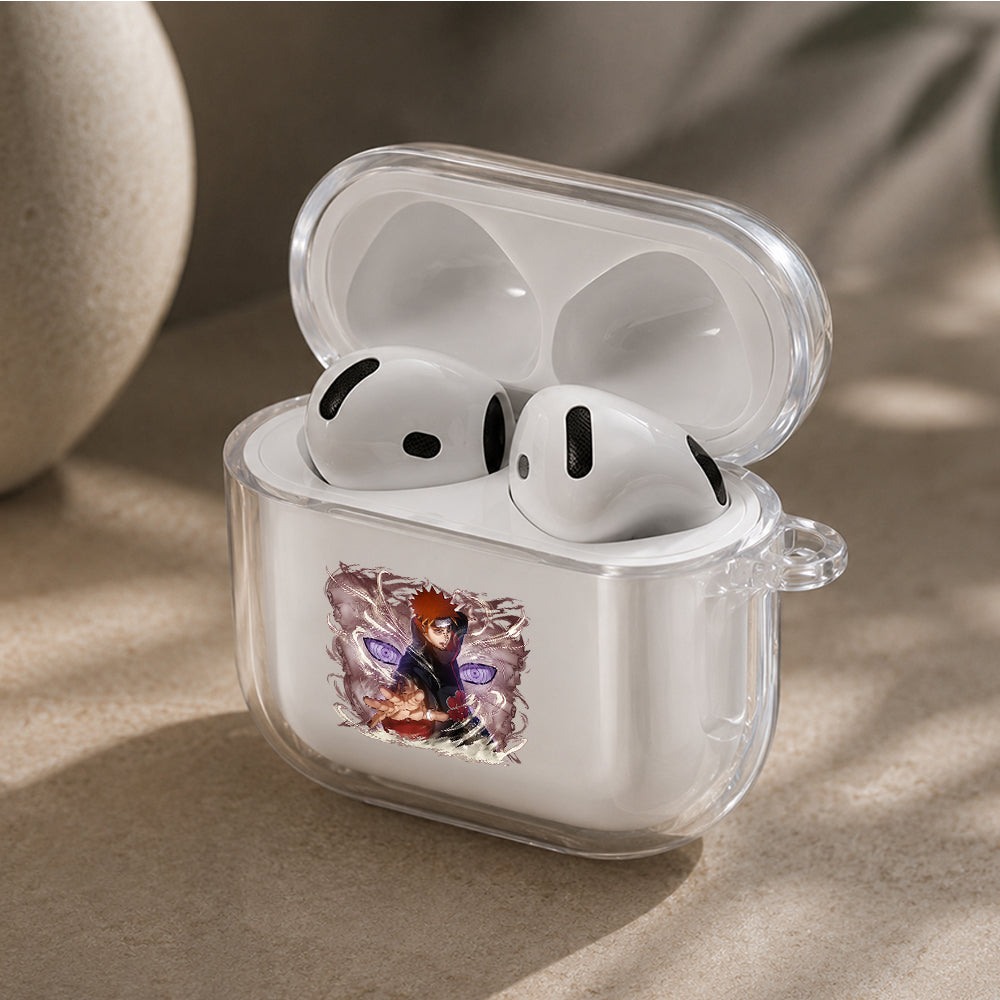 Pain God Of Destruction Protective Apple Airpods 4 Clear Case - Durable Clear Protection