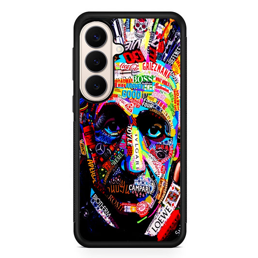 Albert Einstein Abstract Samsung Galaxy S26 Case | Durable Protective Rubber Cover