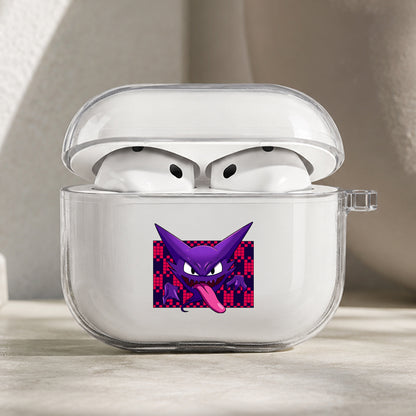 Pokemon Haunter Ghost Type Protective Apple AirPods Pro 3 Clear Case | Shockproof Cover
